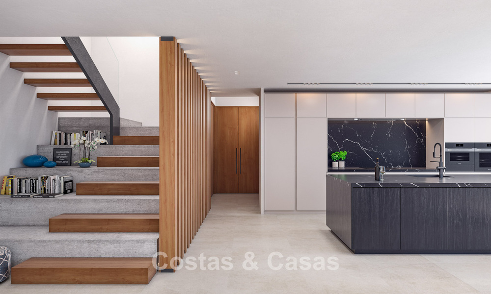 Villa neuve sophistiquée avec vue mer à vendre dans une nouvelle résidence fermée à l'est de Malaga 782555
