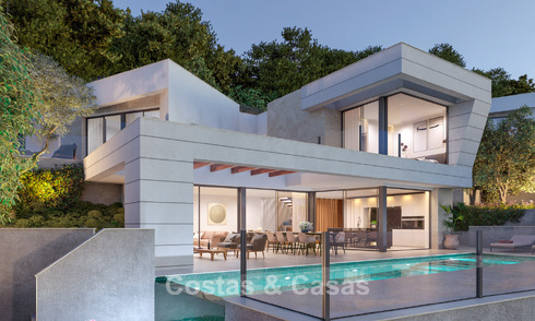 Villa neuve sophistiquée avec vue mer à vendre dans une nouvelle résidence fermée à l'est de Malaga 782556