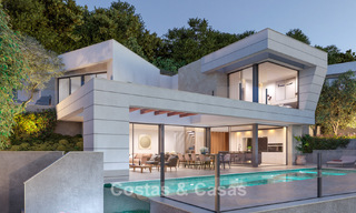 Villa neuve sophistiquée avec vue mer à vendre dans une nouvelle résidence fermée à l'est de Malaga 782556 