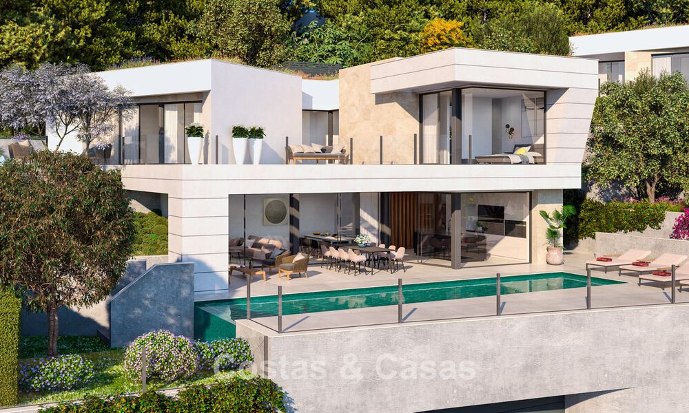 Villa neuve sophistiquée avec vue mer à vendre dans une nouvelle résidence fermée à l'est de Malaga 782559