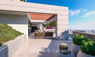 Villa neuve sophistiquée avec vue mer à vendre dans une nouvelle résidence fermée à l'est de Malaga 782560 