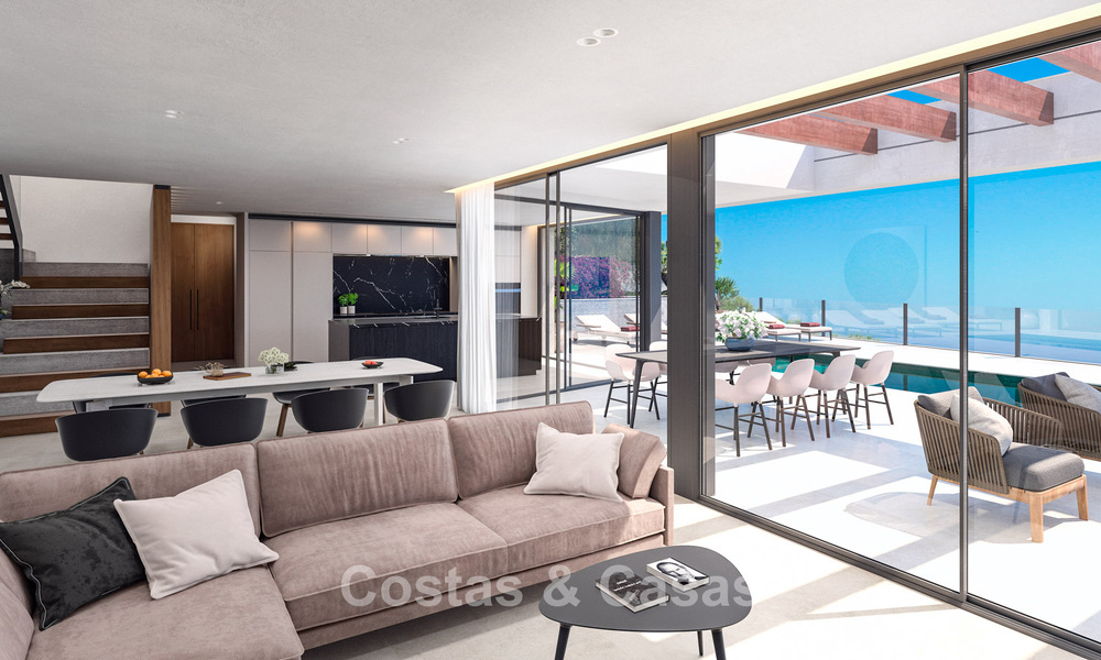 Villa neuve sophistiquée avec vue mer à vendre dans une nouvelle résidence fermée à l'est de Malaga 782562