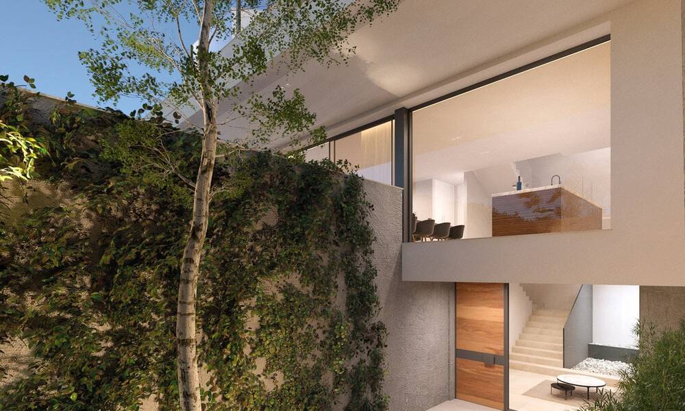 Villa neuve haut de gamme avec vue sur la mer à vendre dans un quartier verdoyant à l'est du centre de Malaga 782563