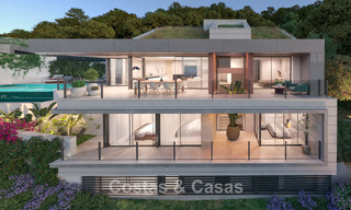 Villa design neuve avec vue sur la mer à vendre dans un quartier résidentiel sécurisé à l'est du centre de Malaga 782569 