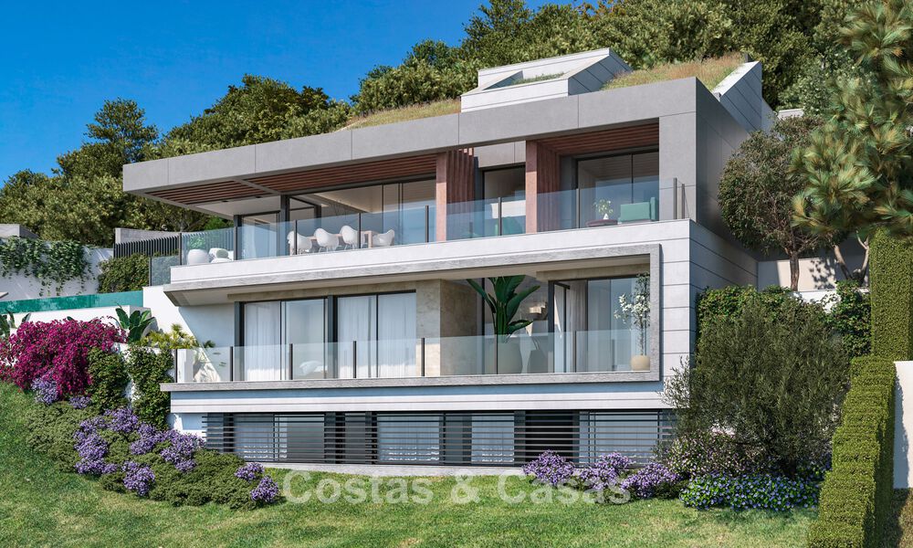 Villa design neuve avec vue sur la mer à vendre dans un quartier résidentiel sécurisé à l'est du centre de Malaga 782570