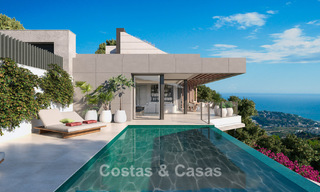 Villa design neuve avec vue sur la mer à vendre dans un quartier résidentiel sécurisé à l'est du centre de Malaga 782572 