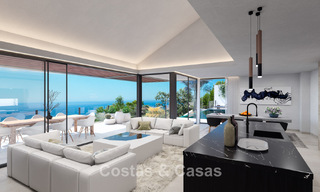 Villa design neuve avec vue sur la mer à vendre dans un quartier résidentiel sécurisé à l'est du centre de Malaga 782574 
