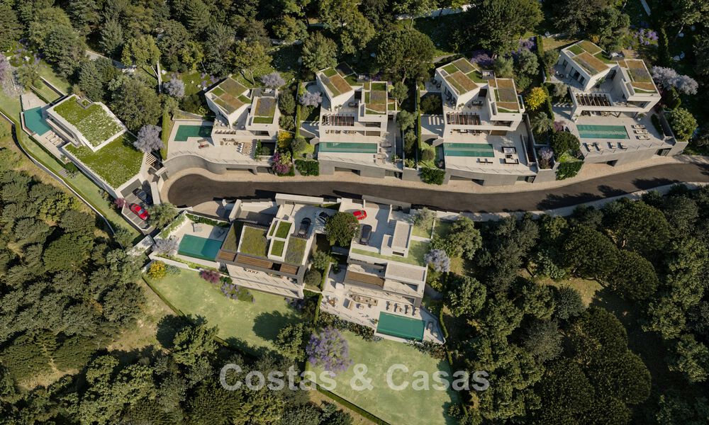 Villa moderne neuve avec vue panoramique sur la mer à vendre, entourée de verdure, à l'est du centre de Malaga 782575