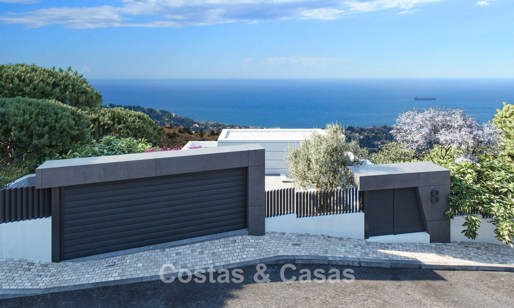 Superbe villa neuve à vendre avec vue imprenable sur la mer, située à l'est de Malaga 782582