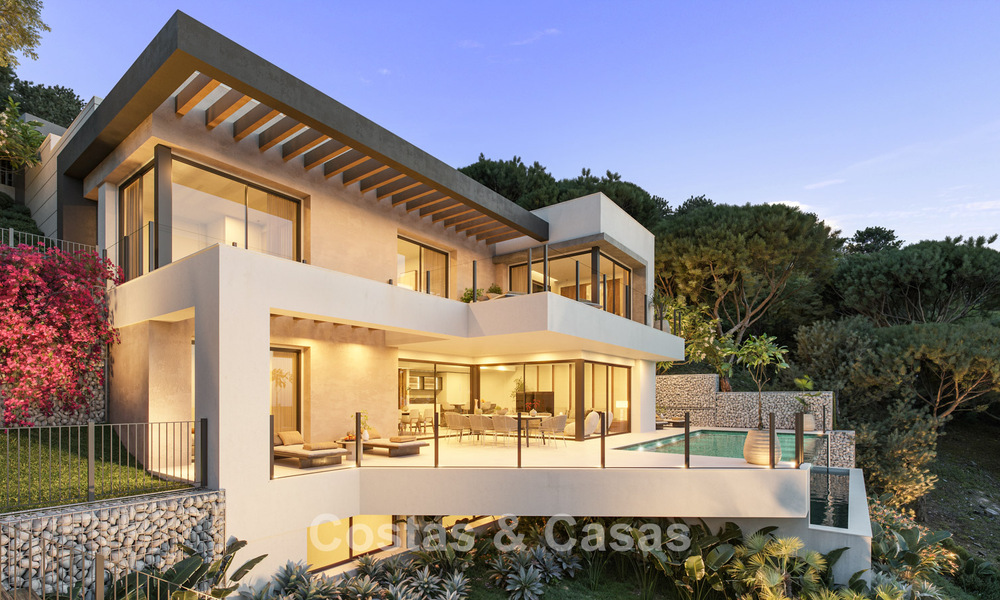 Superbe villa neuve à vendre avec vue imprenable sur la mer, située à l'est de Malaga 782583