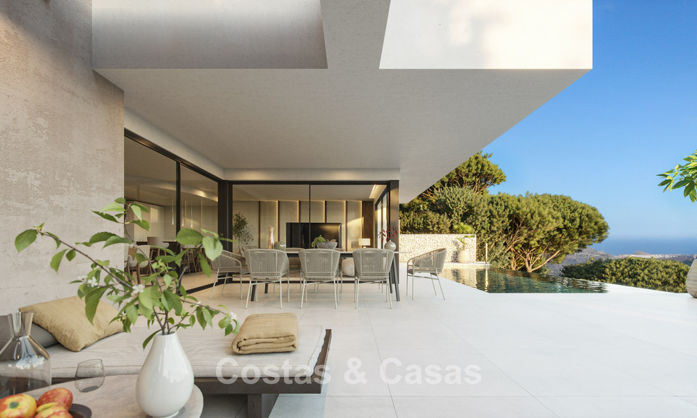 Superbe villa neuve à vendre avec vue imprenable sur la mer, située à l'est de Malaga 782585