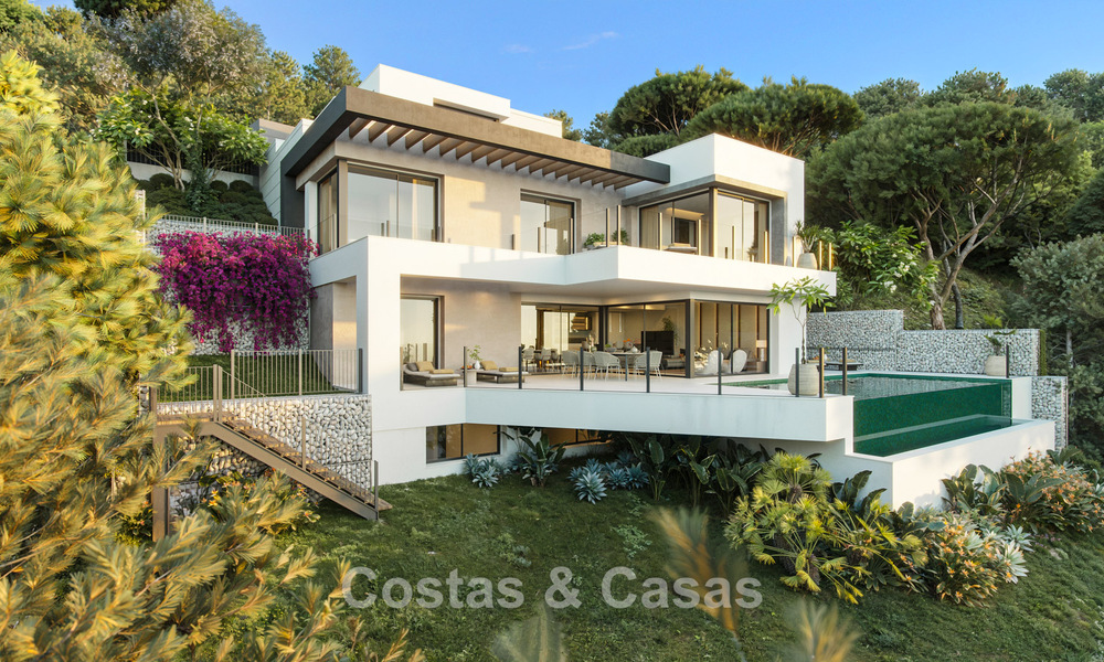 Superbe villa neuve à vendre avec vue imprenable sur la mer, située à l'est de Malaga 782586