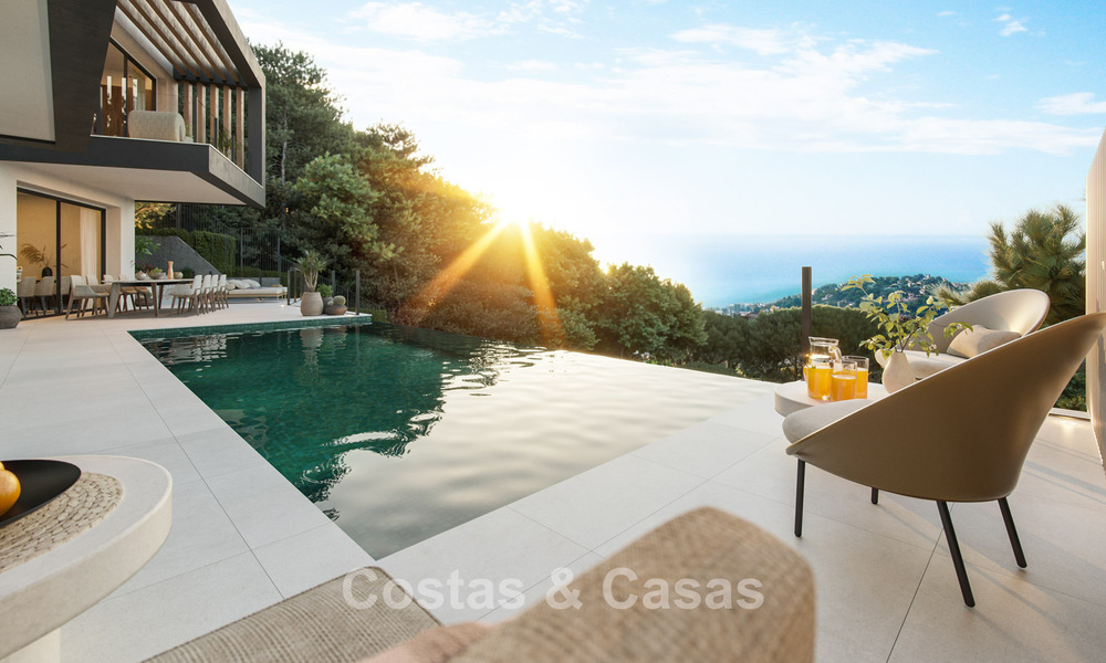 Lancement. Villa de luxe moderne sur plan à vendre, à l'architecture innovante, à l'est du centre-ville de Malaga 782588