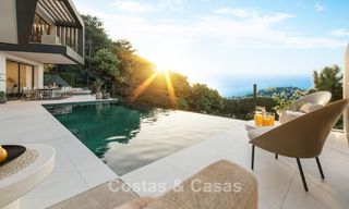 Lancement. Villa de luxe moderne sur plan à vendre, à l'architecture innovante, à l'est du centre-ville de Malaga 782588 