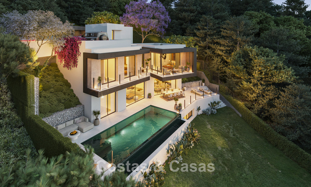 Lancement. Villa de luxe moderne sur plan à vendre, à l'architecture innovante, à l'est du centre-ville de Malaga 782589