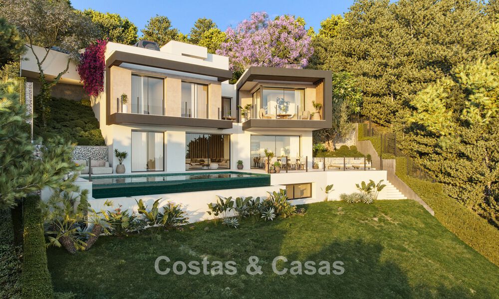 Lancement. Villa de luxe moderne sur plan à vendre, à l'architecture innovante, à l'est du centre-ville de Malaga 782590