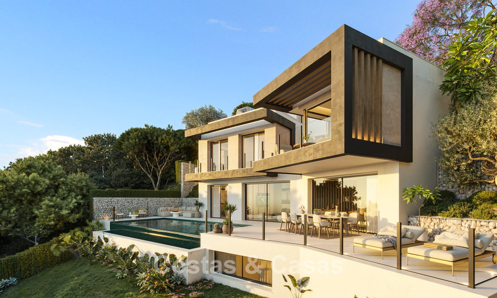 Lancement. Villa de luxe moderne sur plan à vendre, à l'architecture innovante, à l'est du centre-ville de Malaga 782591