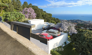 Lancement. Villa de luxe moderne sur plan à vendre, à l'architecture innovante, à l'est du centre-ville de Malaga 782592 