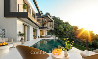 Lancement. Villa de luxe moderne sur plan à vendre, à l'architecture innovante, à l'est du centre-ville de Malaga 782593 