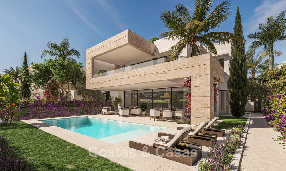 Villas neuves à vendre à quelques pas d'un fantastique club-house sur le New Golden Mile, entre Marbella et Estepona 781979