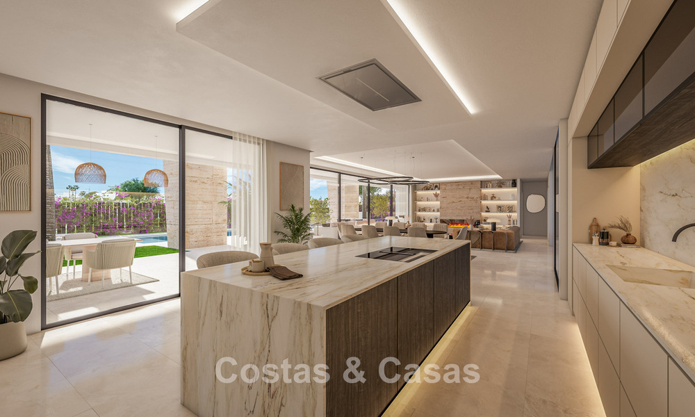 Villas neuves à vendre à quelques pas d'un fantastique club-house sur le New Golden Mile, entre Marbella et Estepona 781982