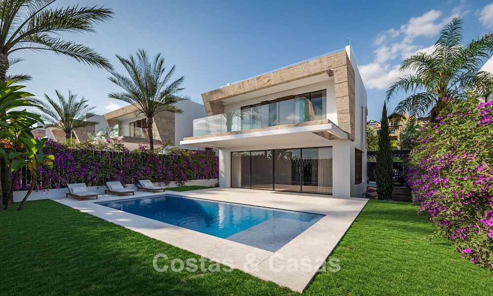 Villas neuves à vendre à quelques pas d'un fantastique club-house sur le New Golden Mile, entre Marbella et Estepona 781986