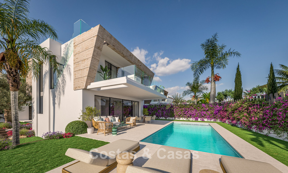 Villas neuves à vendre à quelques pas d'un fantastique club-house sur le New Golden Mile, entre Marbella et Estepona 781987