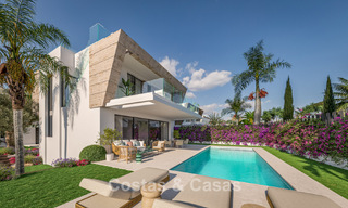 Villas neuves à vendre à quelques pas d'un fantastique club-house sur le New Golden Mile, entre Marbella et Estepona 781987 