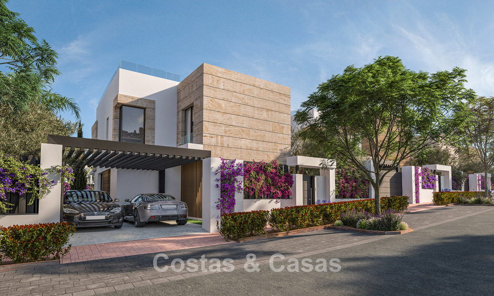 Villas neuves à vendre à quelques pas d'un fantastique club-house sur le New Golden Mile, entre Marbella et Estepona 781988