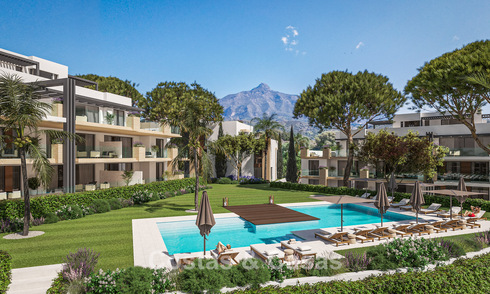 Lancement! Appartements neufs et élégants à vendre dans la Vallée du Golf de Nueva Andalucia, Marbella 782132