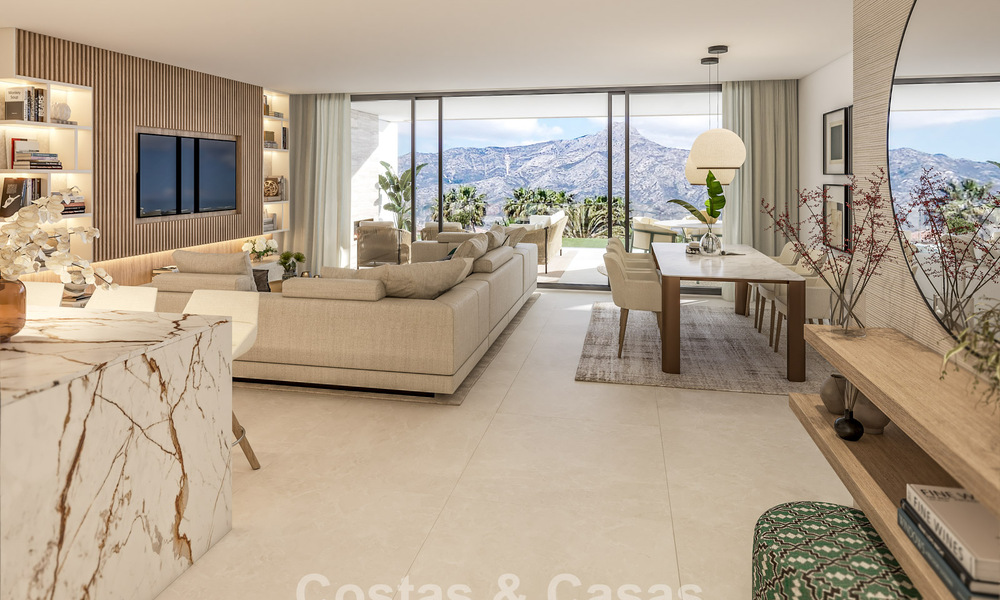 Lancement! Appartements neufs et élégants à vendre dans la Vallée du Golf de Nueva Andalucia, Marbella 782141