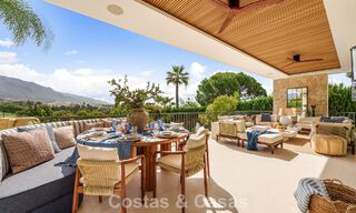 Villa de luxe, prête à emménager et élégamment rénovée, à vendre au cœur de la Vallée des Golfs de Nueva Andalucia, Marbella 783160 