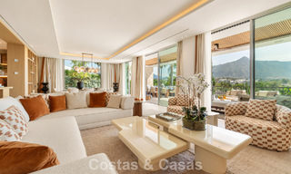 Villa de luxe, prête à emménager et élégamment rénovée, à vendre au cœur de la Vallée des Golfs de Nueva Andalucia, Marbella 783170 