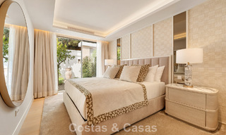Villa de luxe, prête à emménager et élégamment rénovée, à vendre au cœur de la Vallée des Golfs de Nueva Andalucia, Marbella 783180 