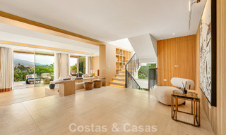 Villa de luxe, prête à emménager et élégamment rénovée, à vendre au cœur de la Vallée des Golfs de Nueva Andalucia, Marbella 783182 