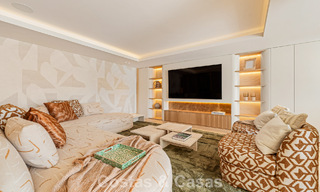 Villa de luxe, prête à emménager et élégamment rénovée, à vendre au cœur de la Vallée des Golfs de Nueva Andalucia, Marbella 783185 