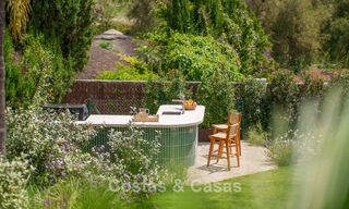 Villa de luxe, prête à emménager et élégamment rénovée, à vendre au cœur de la Vallée des Golfs de Nueva Andalucia, Marbella 783208 