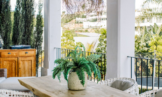 Villa méditerranéenne prête à emménager à vendre dans un complexe de golf sécurisé sur le New Golden Mile, entre Marbella et Estepona 782152 