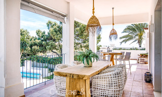 Villa méditerranéenne prête à emménager à vendre dans un complexe de golf sécurisé sur le New Golden Mile, entre Marbella et Estepona 782181 