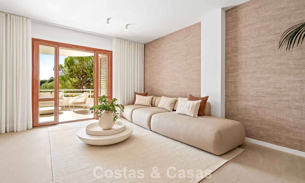 Appartement de 3 chambres prêt à emménager dans un complexe de golf en première ligne à Nueva Andalucia, Marbella 782266