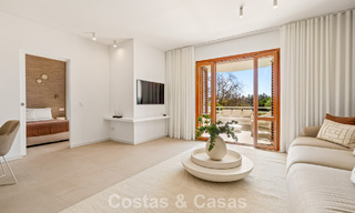 Appartement de 3 chambres prêt à emménager dans un complexe de golf en première ligne à Nueva Andalucia, Marbella 782267 