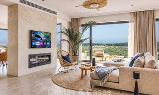 Villa neuve de luxe haut de gamme avec vue sur le golf et la mer à vendre à La Reserva Club, Sotogrande, Costa del Sol 782027 
