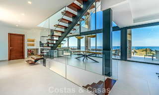 Villa de luxe, prête à emménager, avec vue sur la mer, à vendre dans un quartier résidentiel calme à Benalmadena, Costa del Sol 782326 