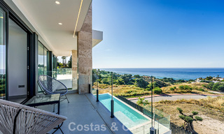 Villa de luxe, prête à emménager, avec vue sur la mer, à vendre dans un quartier résidentiel calme à Benalmadena, Costa del Sol 782345 