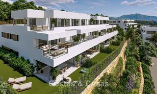 Nouveau projet d'appartements de luxe contemporains à vendre à quelques pas de la plage et vue sur la mer à l'ouest d'Estepona 783263 