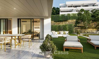 Nouveau projet d'appartements de luxe contemporains à vendre à quelques pas de la plage et vue sur la mer à l'ouest d'Estepona 783268 