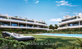 Appartements contemporains neufs avec vue imprenable sur la mer à vendre près du centre d'Estepona 783356 