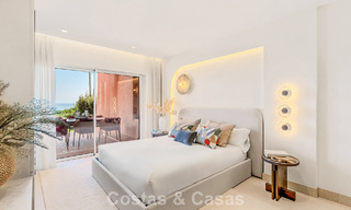 Appartement de luxe rénové avec vue dégagée sur la mer à vendre, en première ligne de plage, entre Marbella et Estepona 783424 