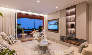 Appartement de luxe rénové avec vue dégagée sur la mer à vendre, en première ligne de plage, entre Marbella et Estepona 783446 