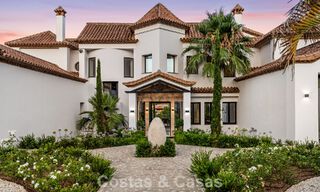 Villa en première ligne de golf avec vue sur le golf et la mer à vendre dans le complexe de golf 5* de Marbella - Benahavis 783360 